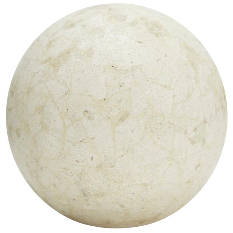 Tessellated Matte Mactan Stone Sphere - 5.5" For Sale