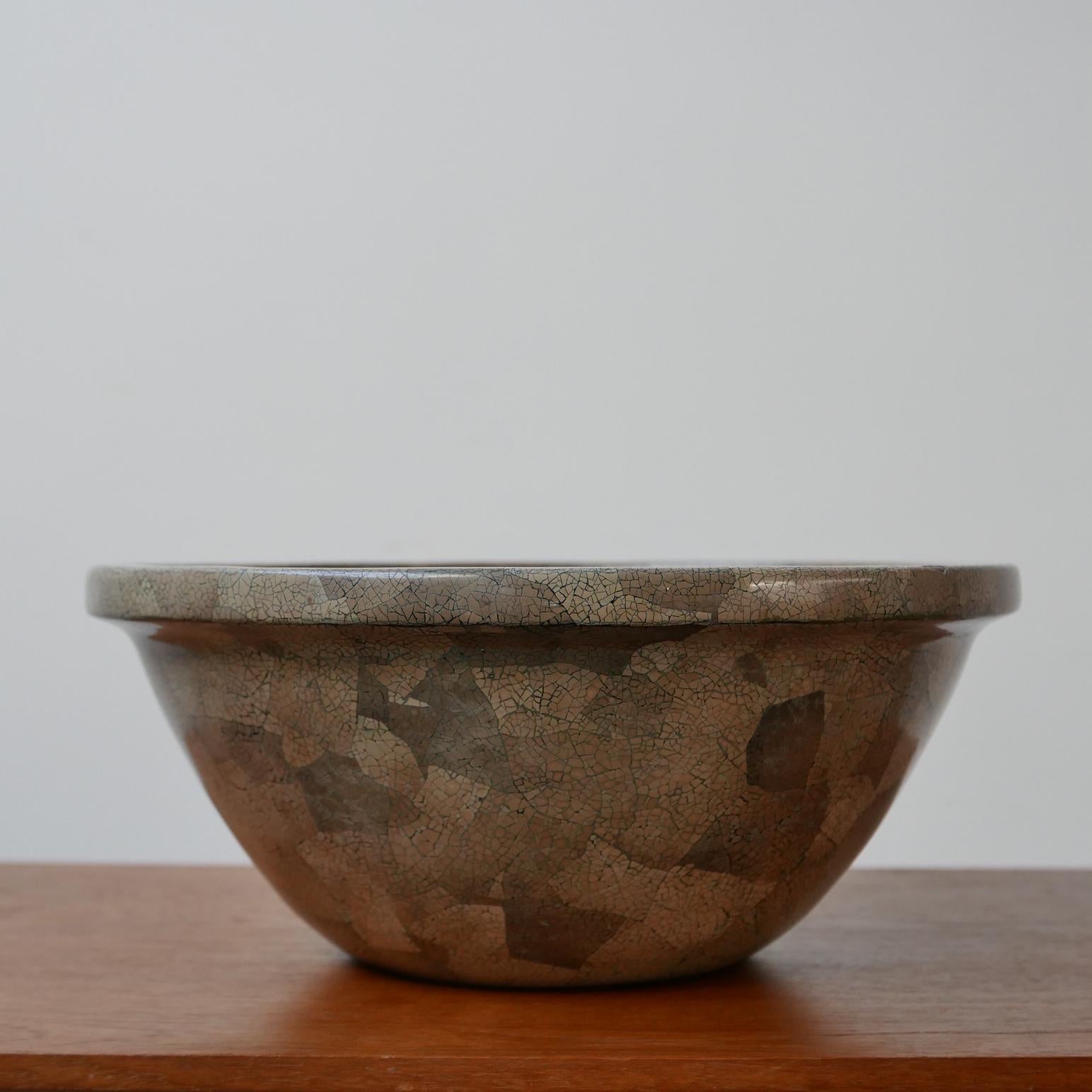 Tessellated Mid-Century English Ceramic Bowl For Sale 6