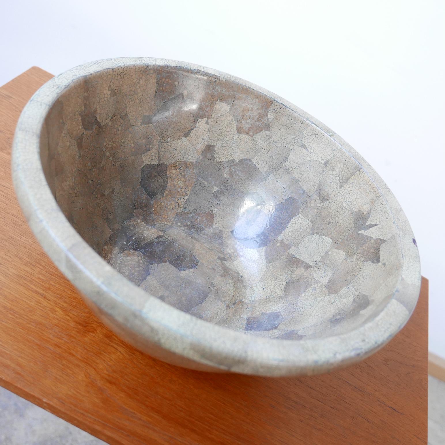 Tessellated Mid-Century English Ceramic Bowl For Sale 4