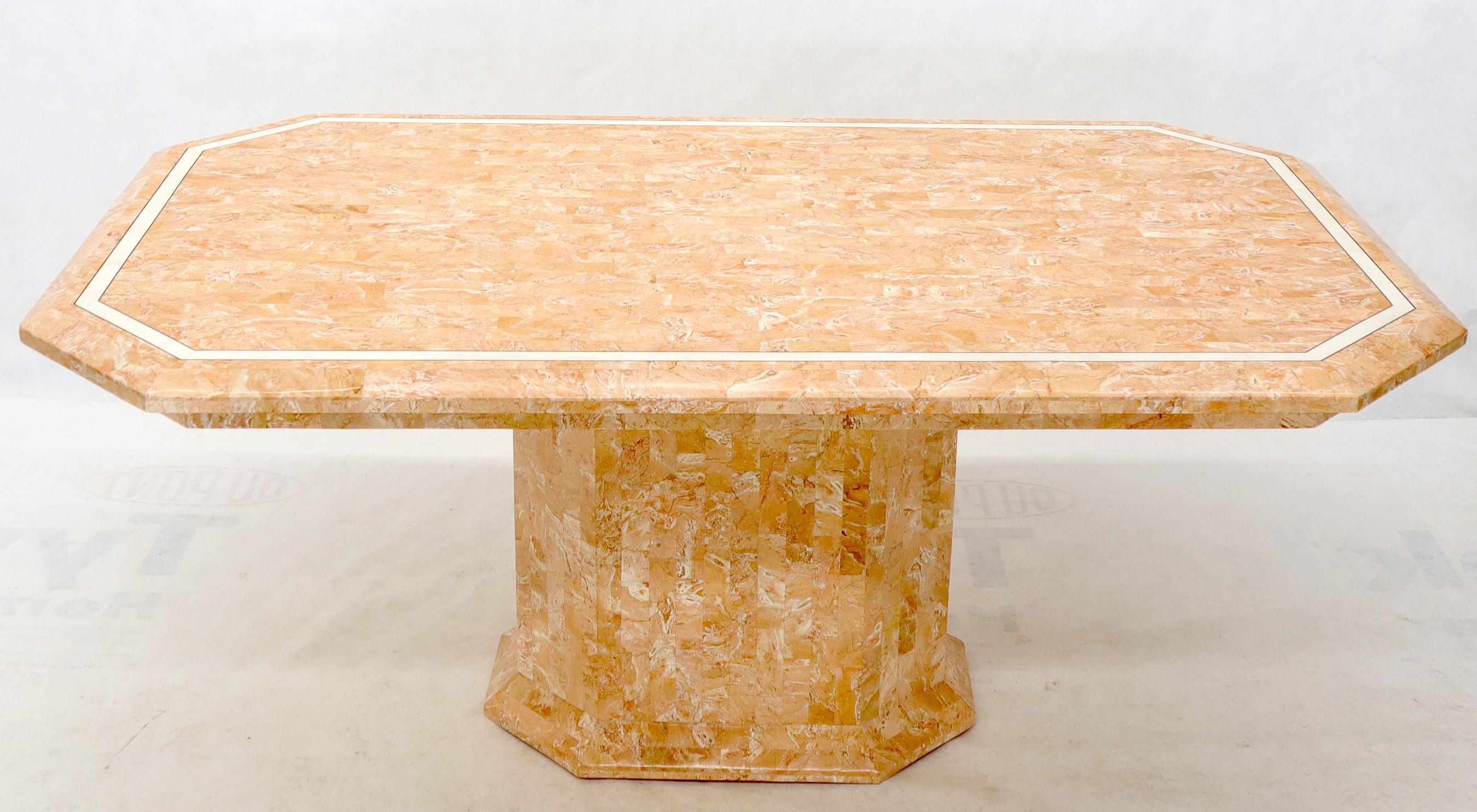 single pedestal rectangle dining table