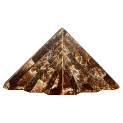 Tessellated Shell Bookends in the Style of Maitland-Smith, Late 20th Century