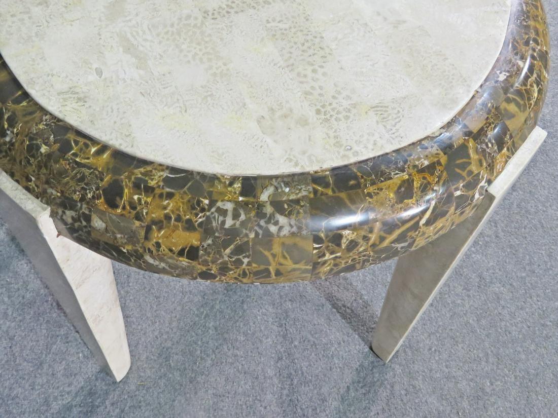 Table d'appoint tessellée dans le style d' Enrique Garcel Bon état - En vente à Brooklyn, NY