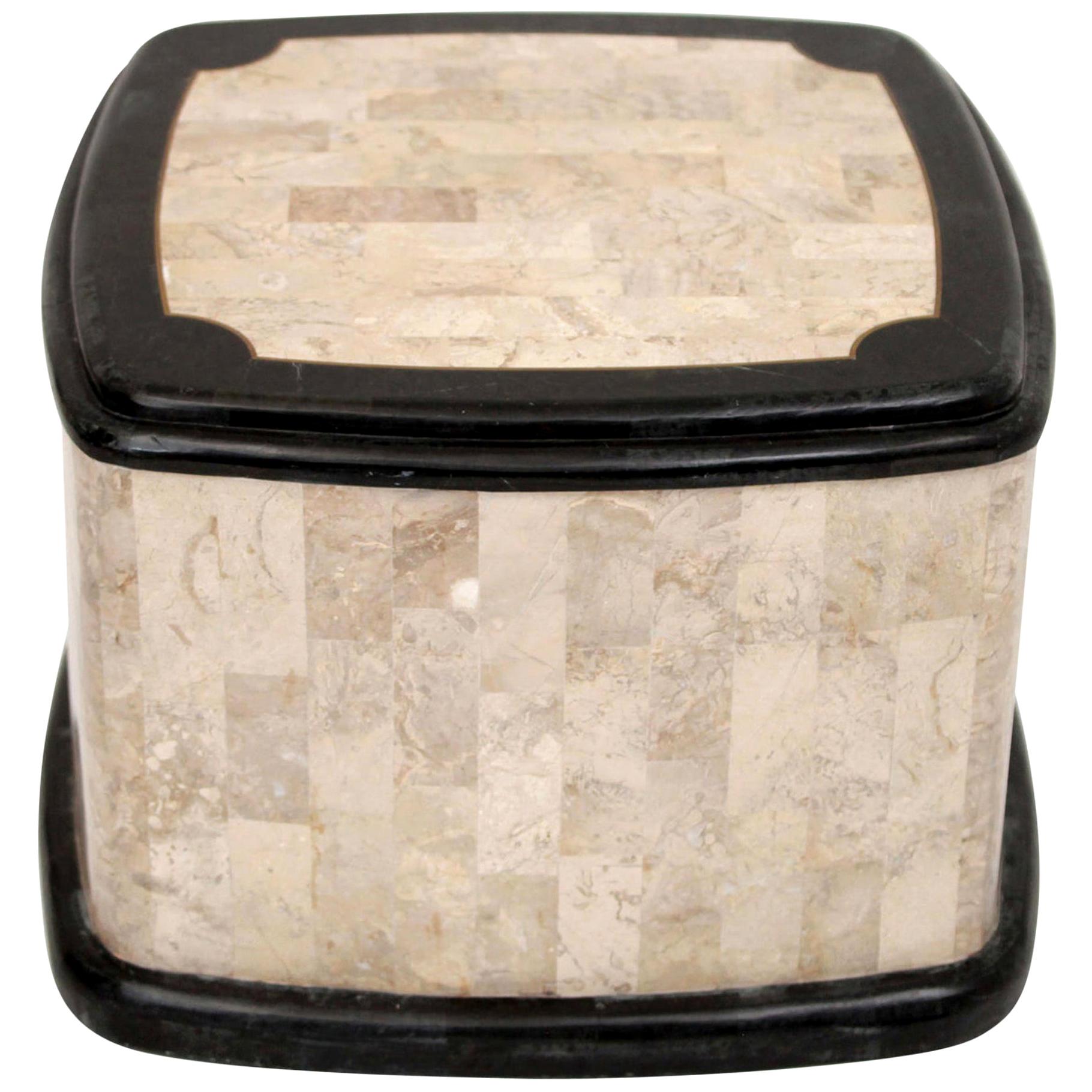 Tessellated Stone and Marble Occasional Table
