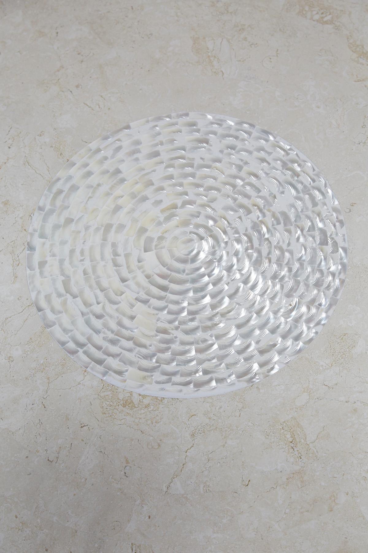Tessellated Stone and Seashell Inlay 