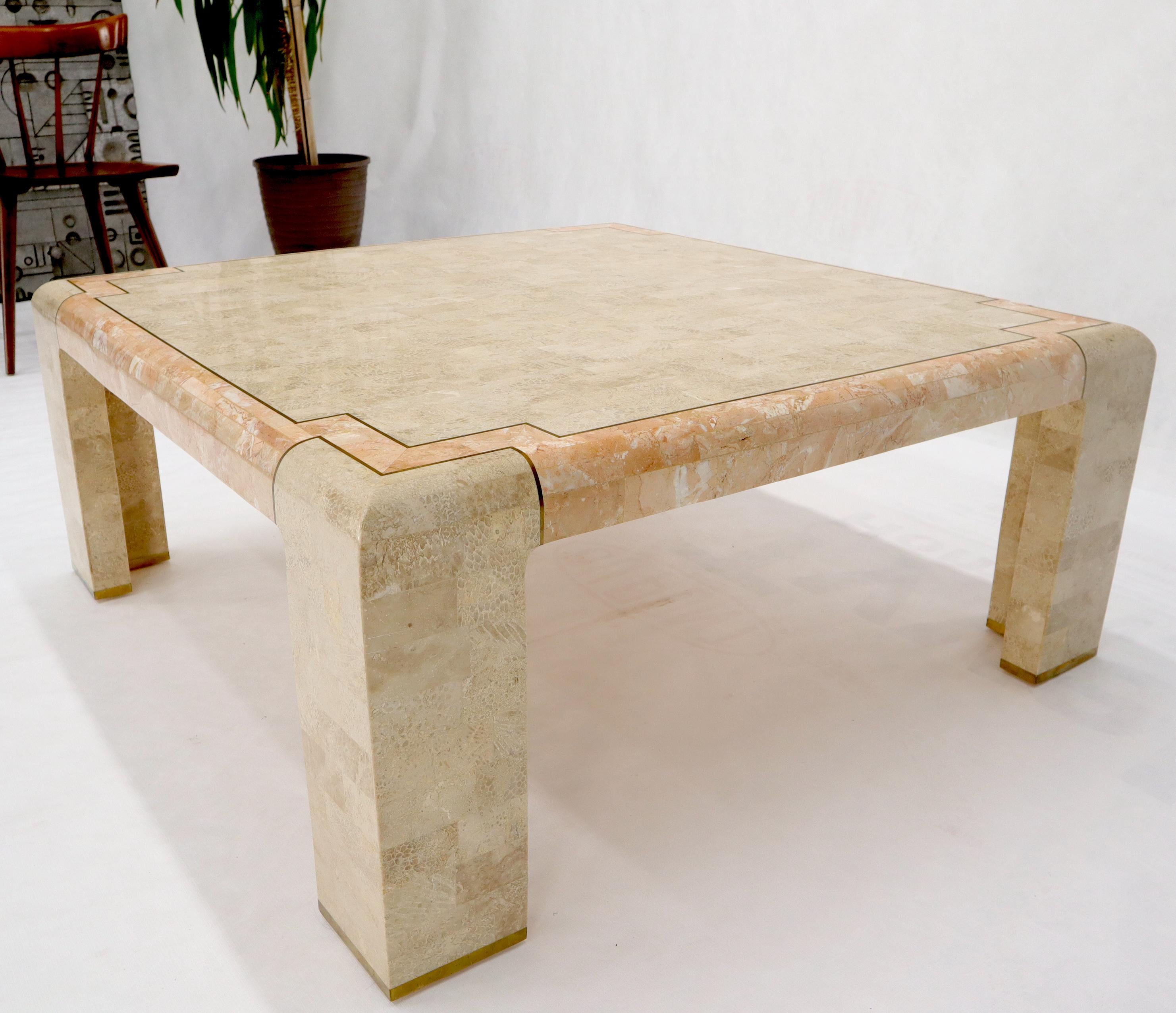 square stone coffee table