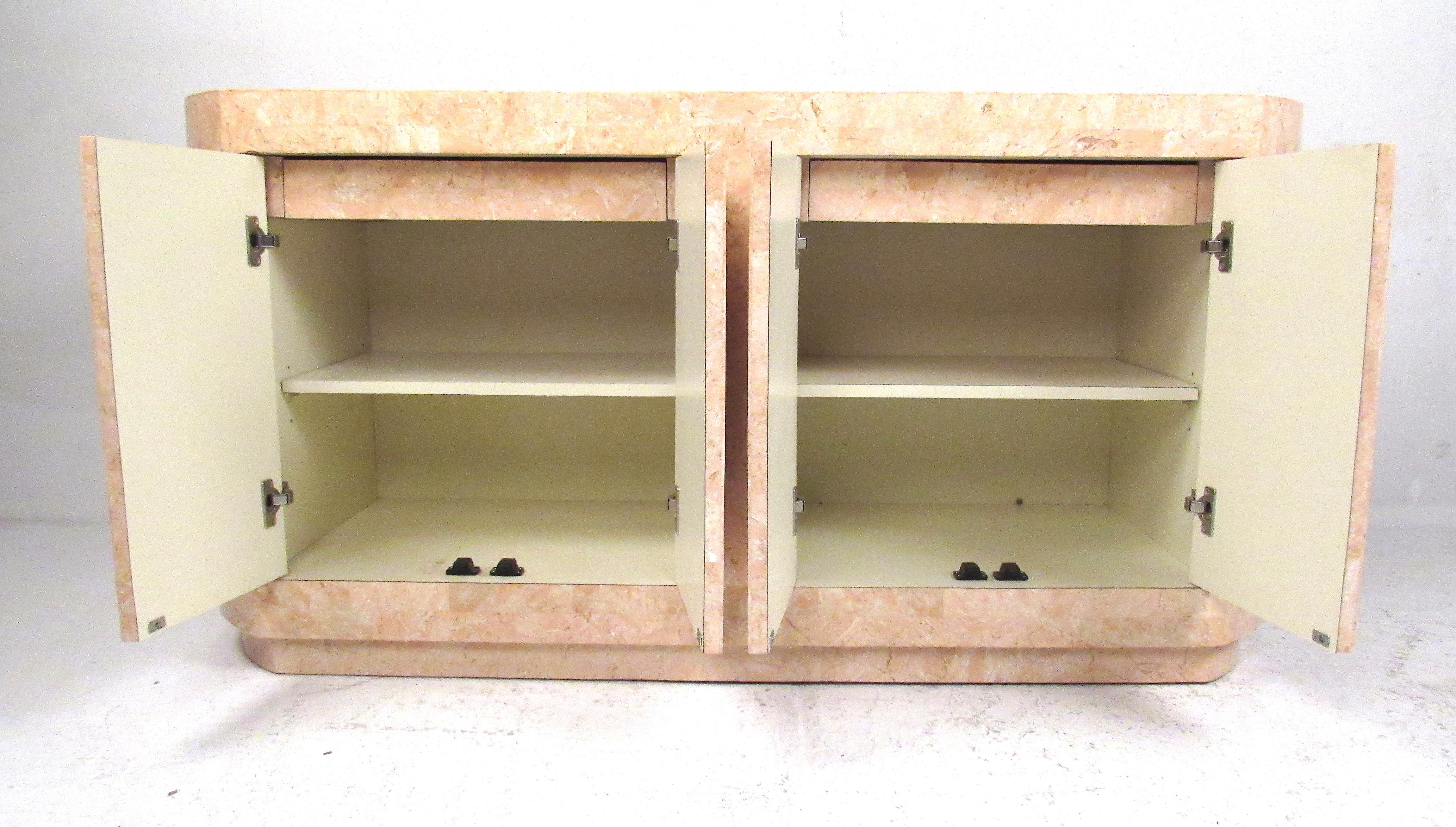 Regency Tessellated Stone Buffet in the Manner of Maitland Smith