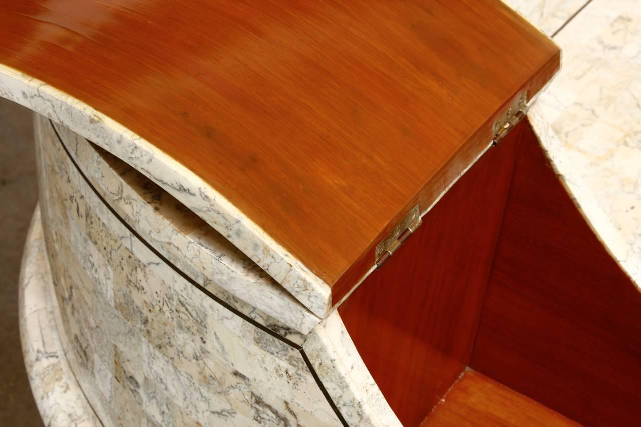 Tessellated Stone Carlton House Desk by Maitland-Smith 6