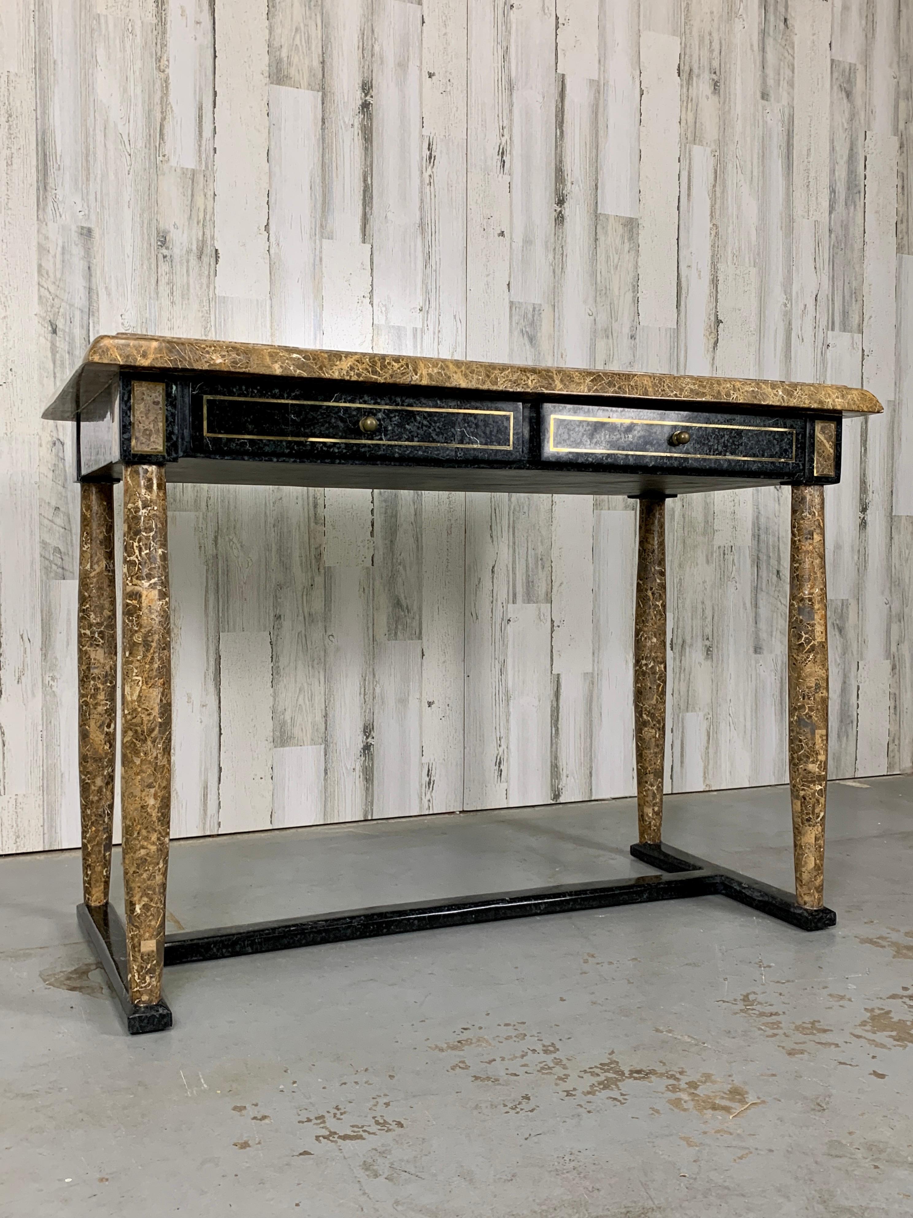 Philippine Tessellated Stone Console / Desk