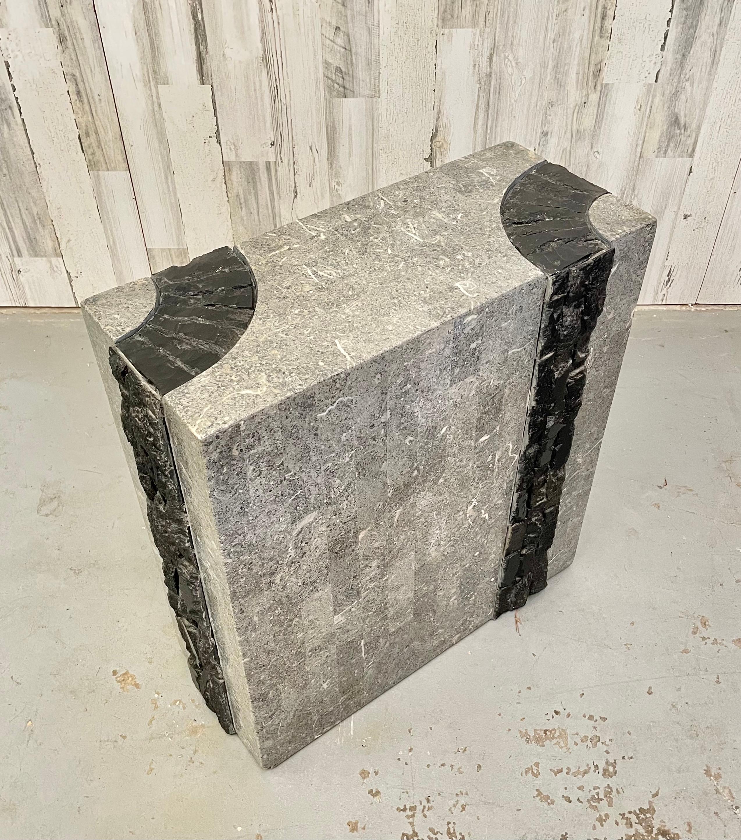 Tessellated Stone Console For Sale 7