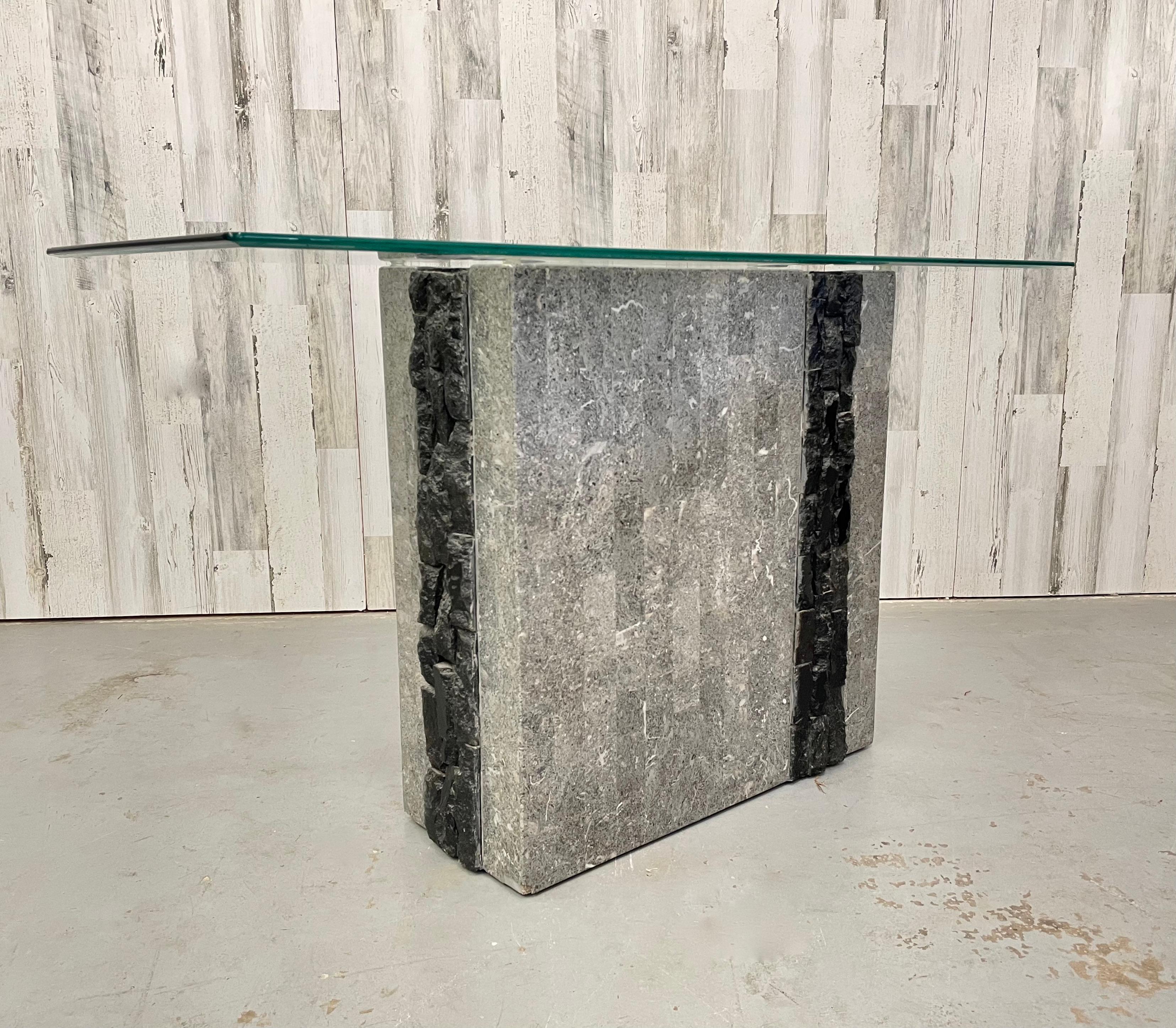Tessellated Stone Console For Sale 2