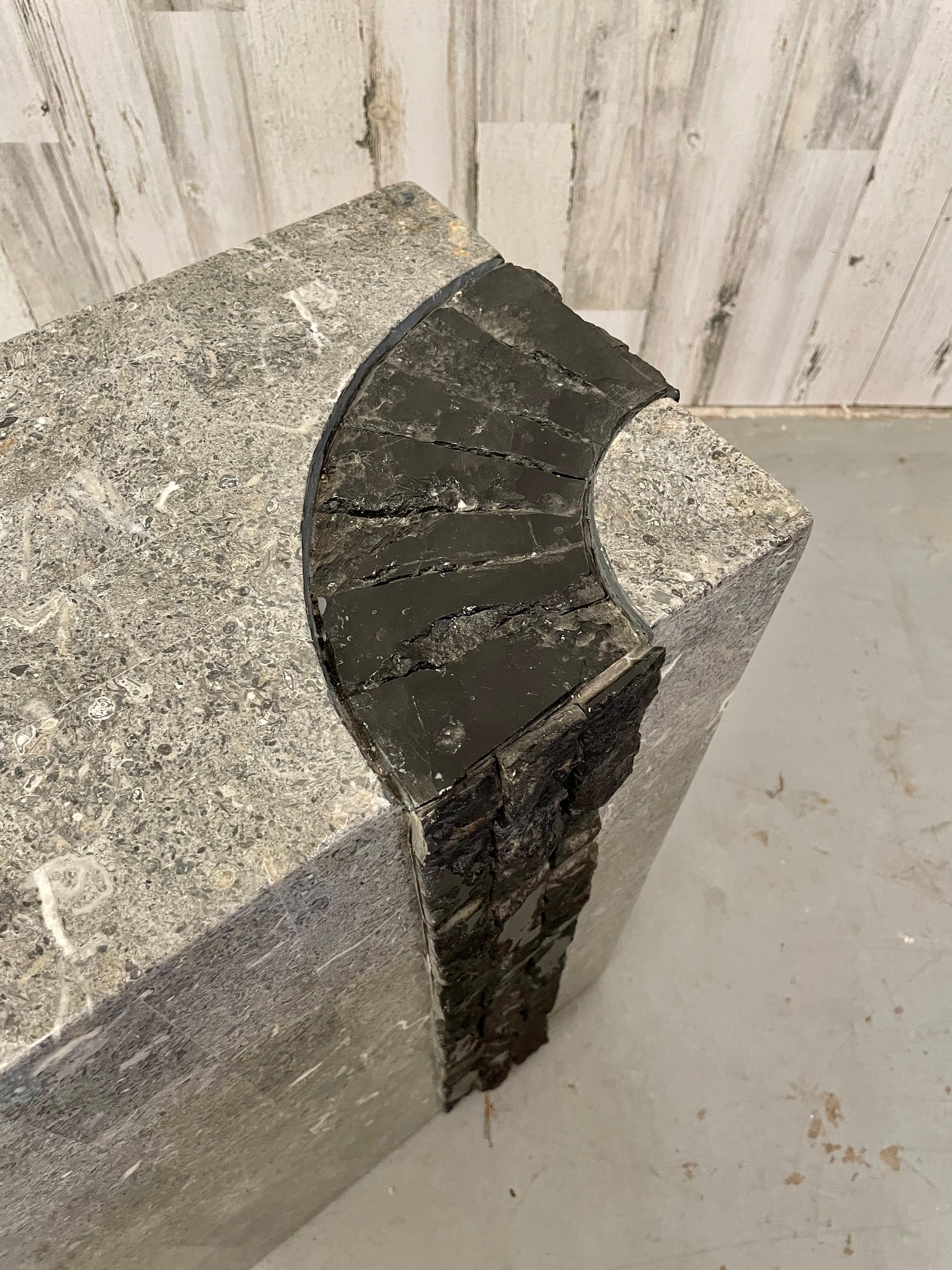Tessellated Stone Console For Sale 3