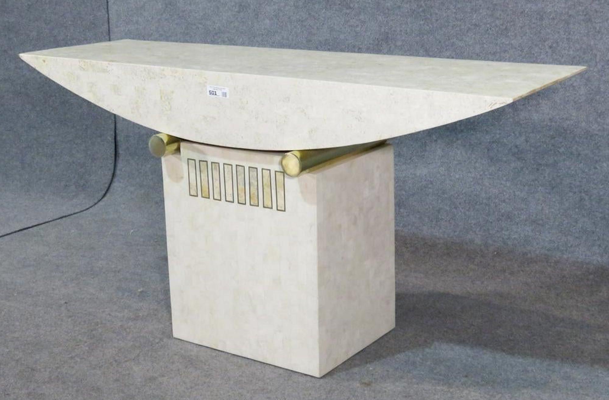 stone entry table