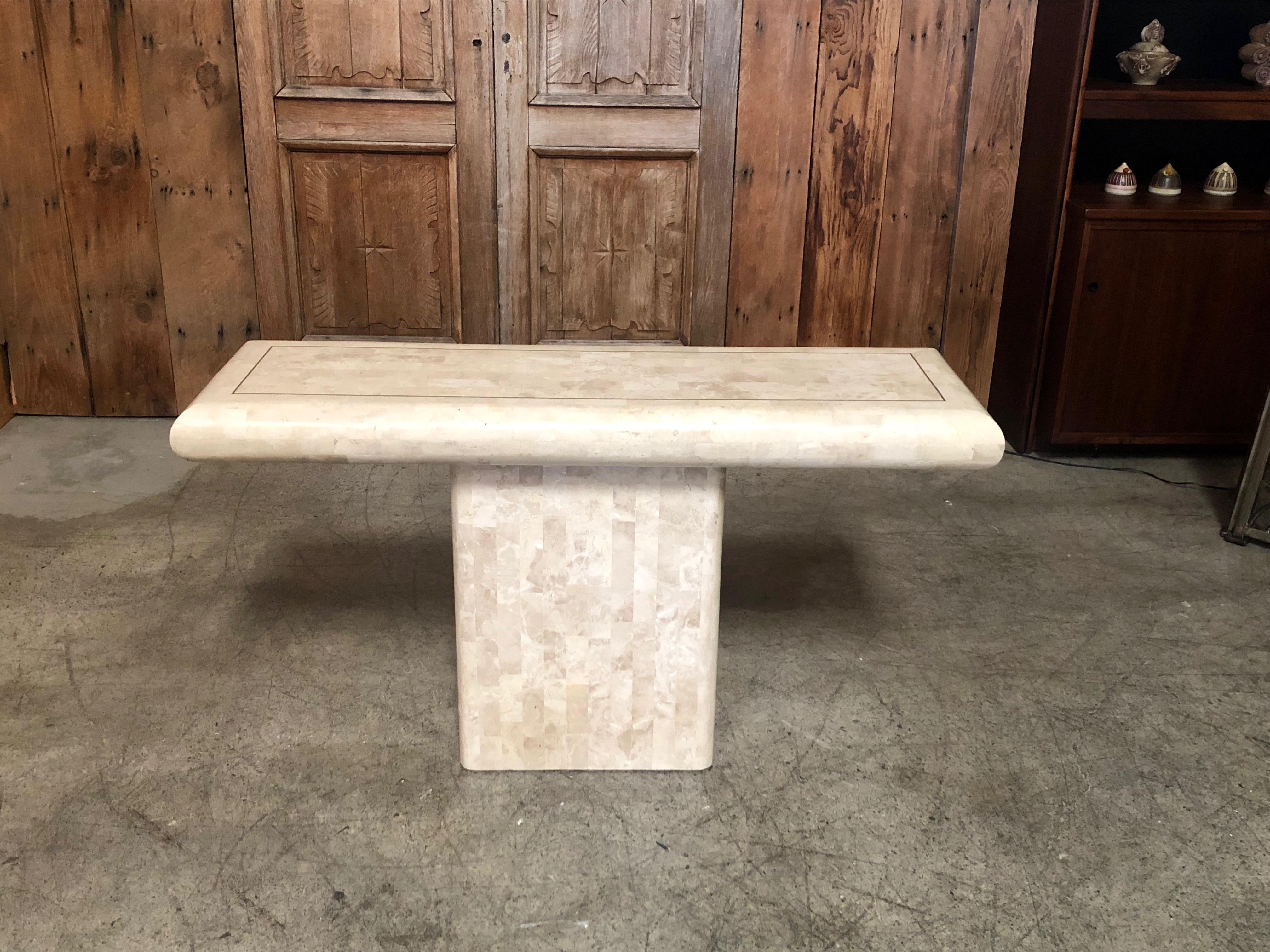 20th Century Tessellated Stone Console Table