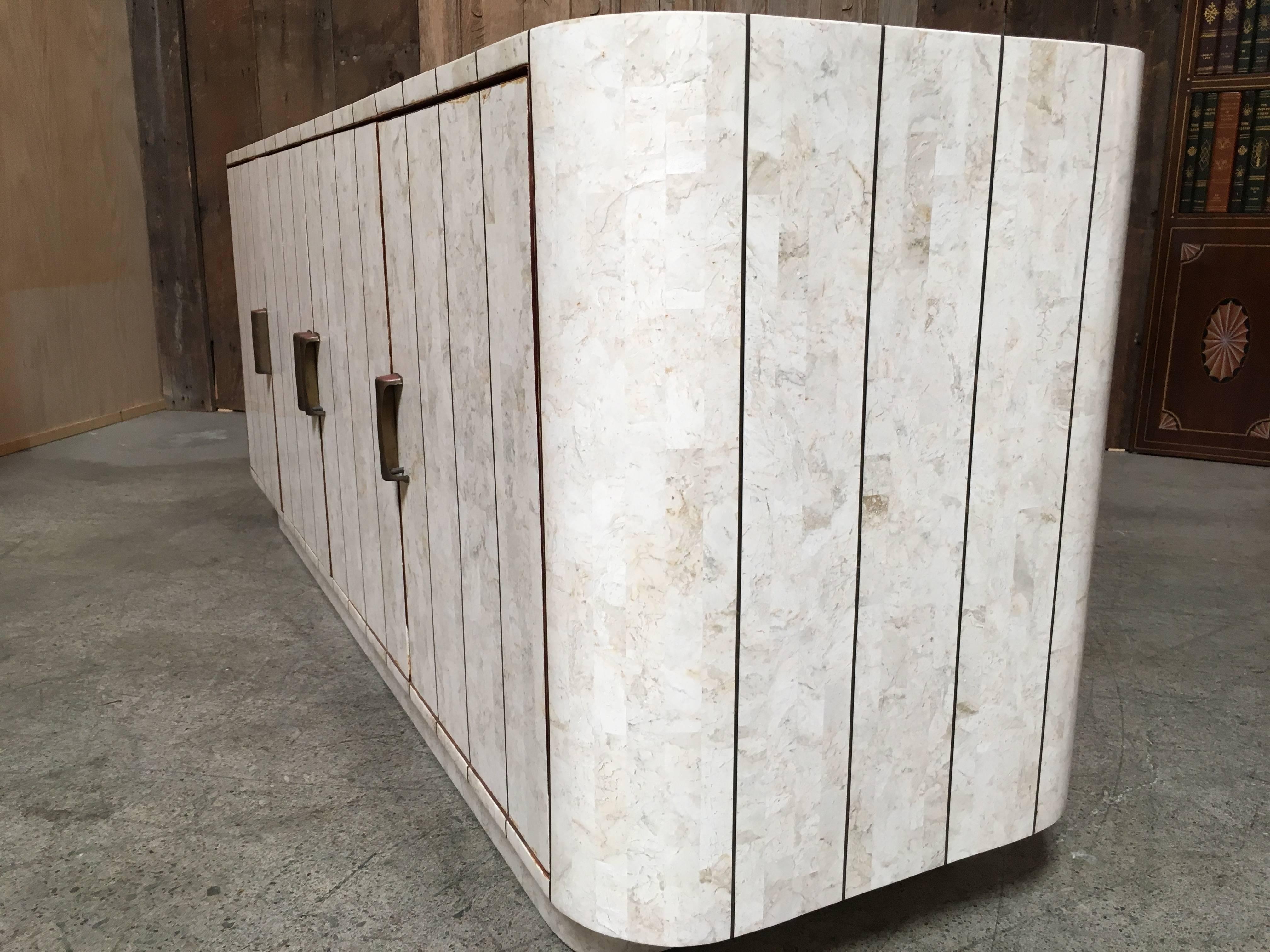 Tessellated Stone Credenza 6