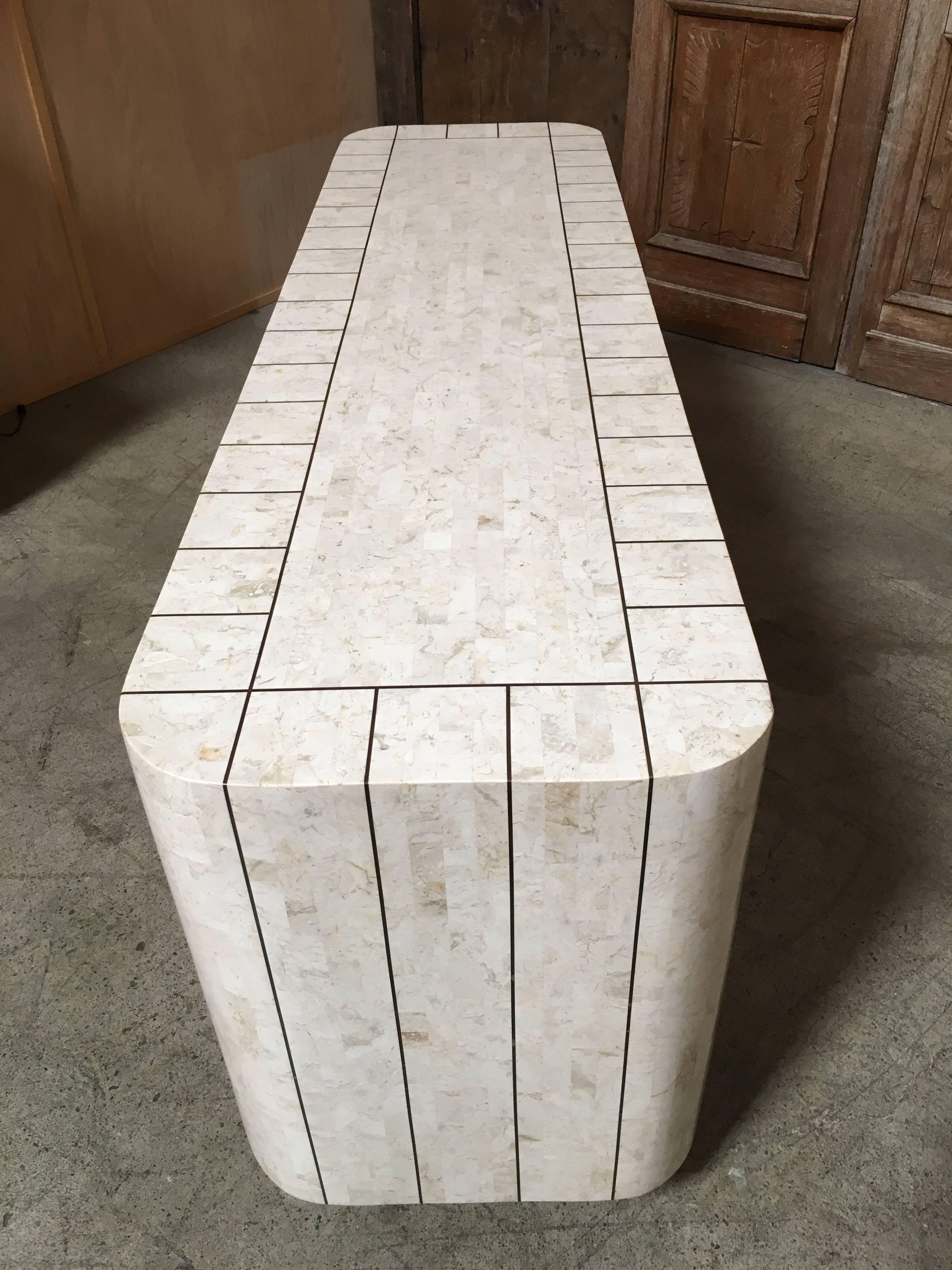 Tessellated Stone Credenza 7