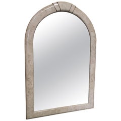 Miroir encadré en pierre tessellée