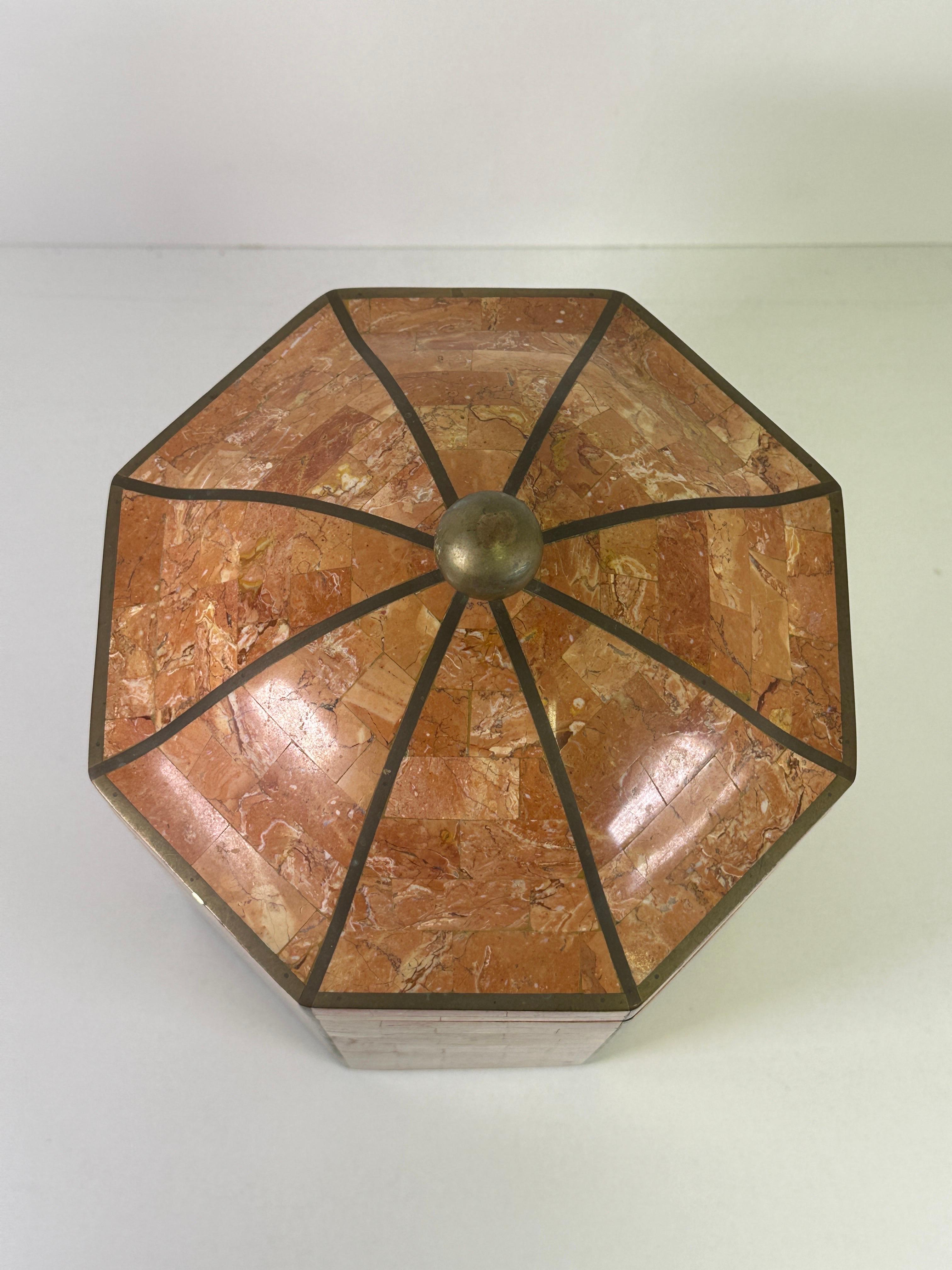 Schmuckkästchen mit Mosaiksteinen (Ende des 20. Jahrhunderts) im Angebot