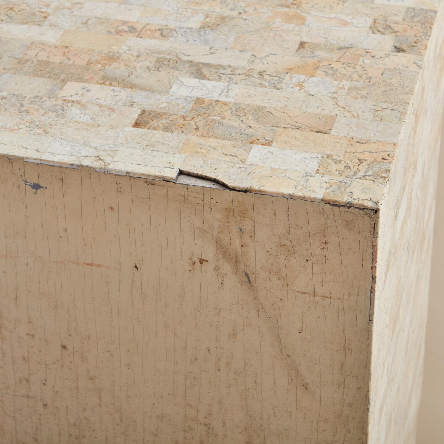 Tessellated Stone Night Stands by Maitland Smith 10