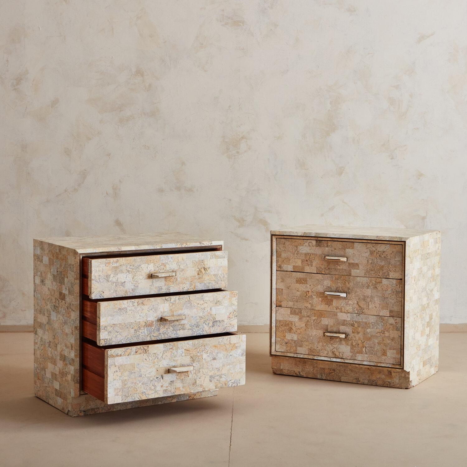 stone nightstand