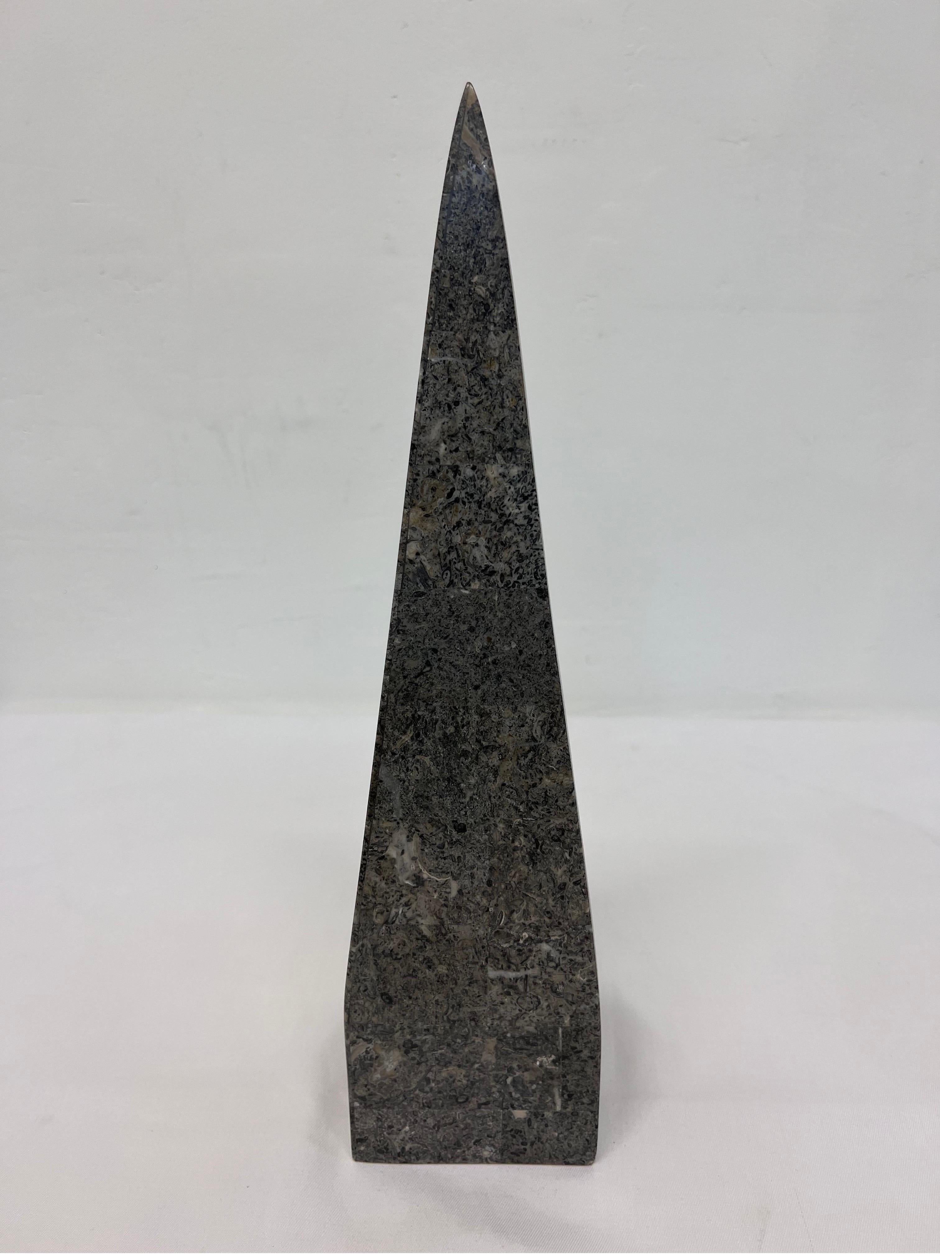 20th Century Tessellated Stone Obelisk For Sale