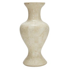 Tessellated Stone "Oriental" Vase, 1990s