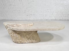 Tessellated Stone Oval Coffee Table