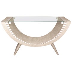 Tessellated Stone "Park Avenue" Console Table