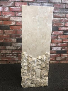 Tessellated Stone Pedestal by Marquis of Beverly Hills