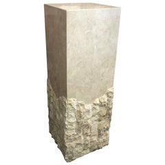 Tessellated Stone Pedestal by Marquis of Beverly Hills