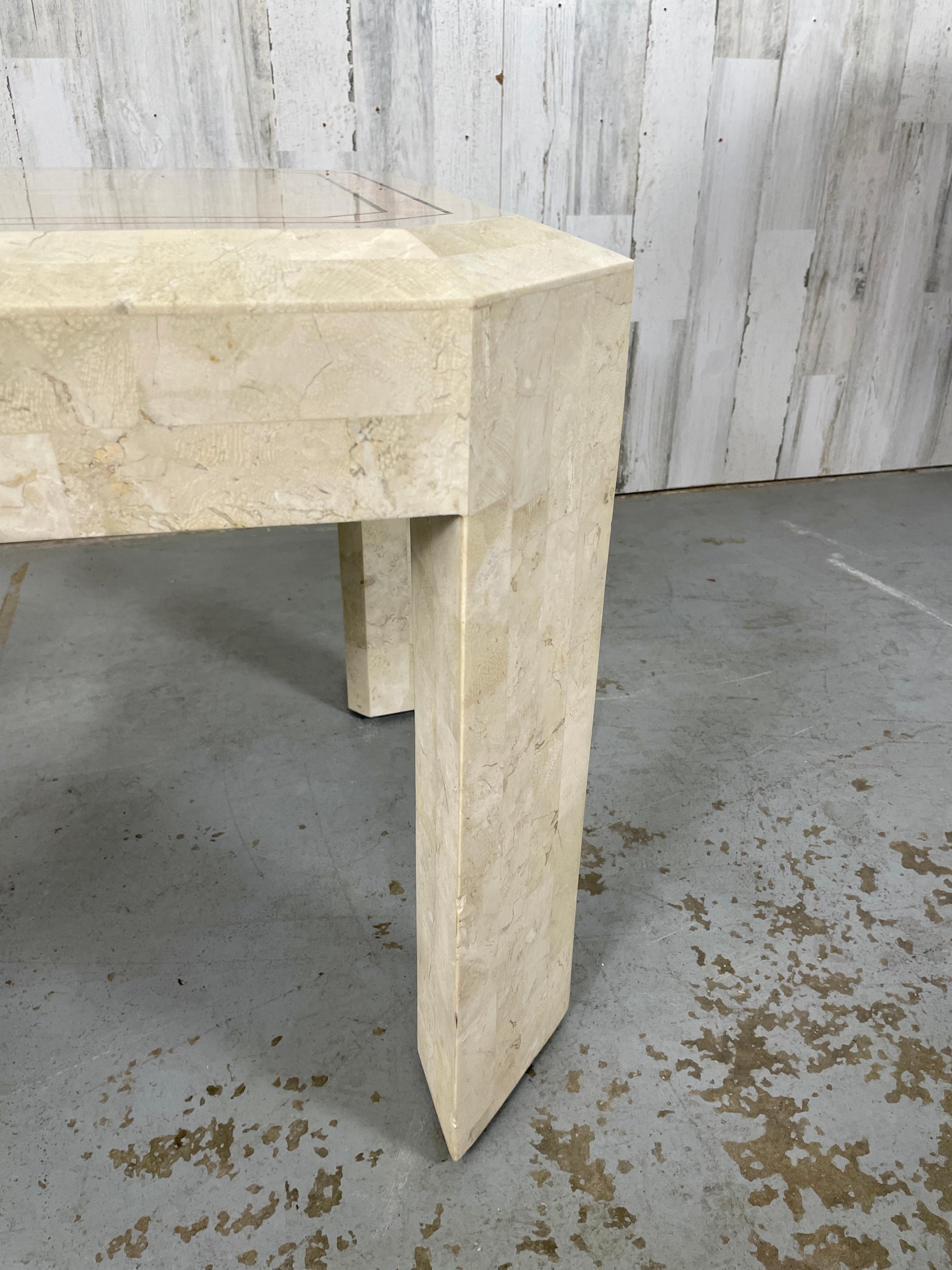20th Century Tessellated Stone Side Table  For Sale