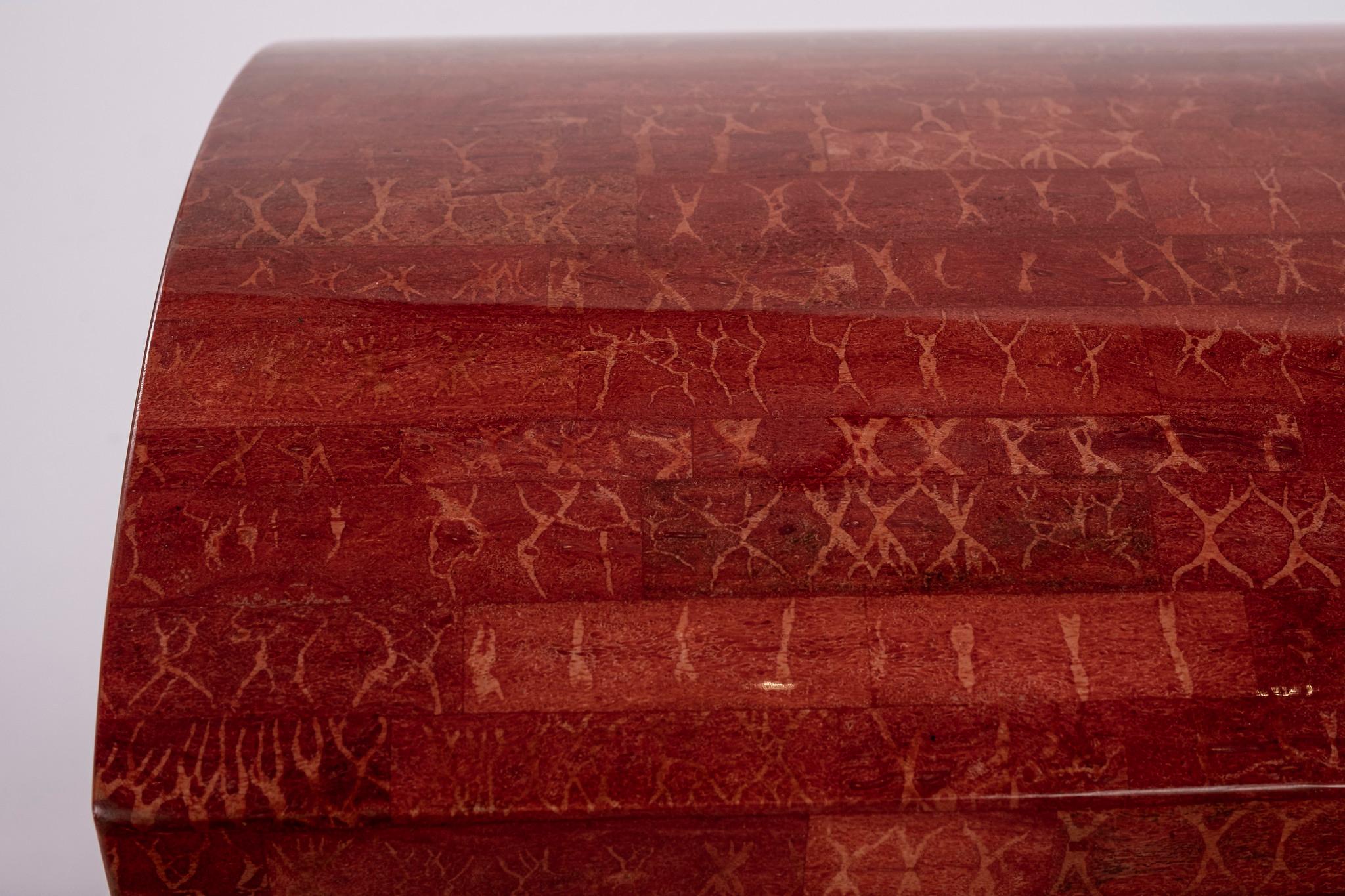 Tessellated Stone Trunk For Sale 7