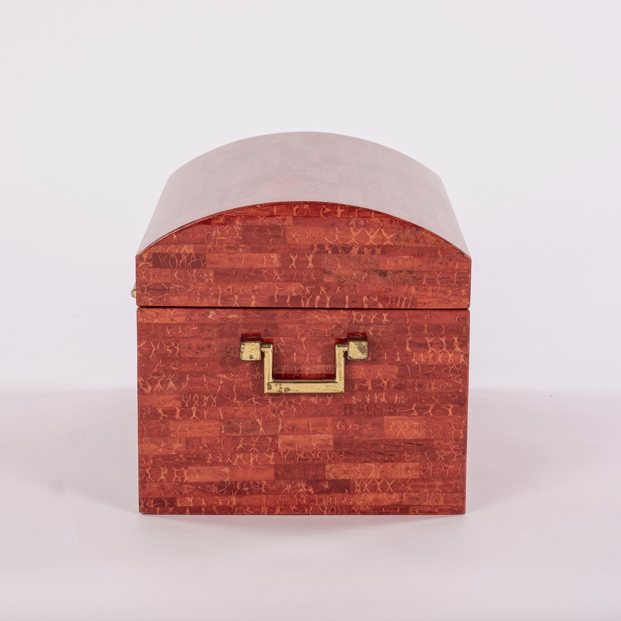 20th Century Tessellated Stone Trunk For Sale