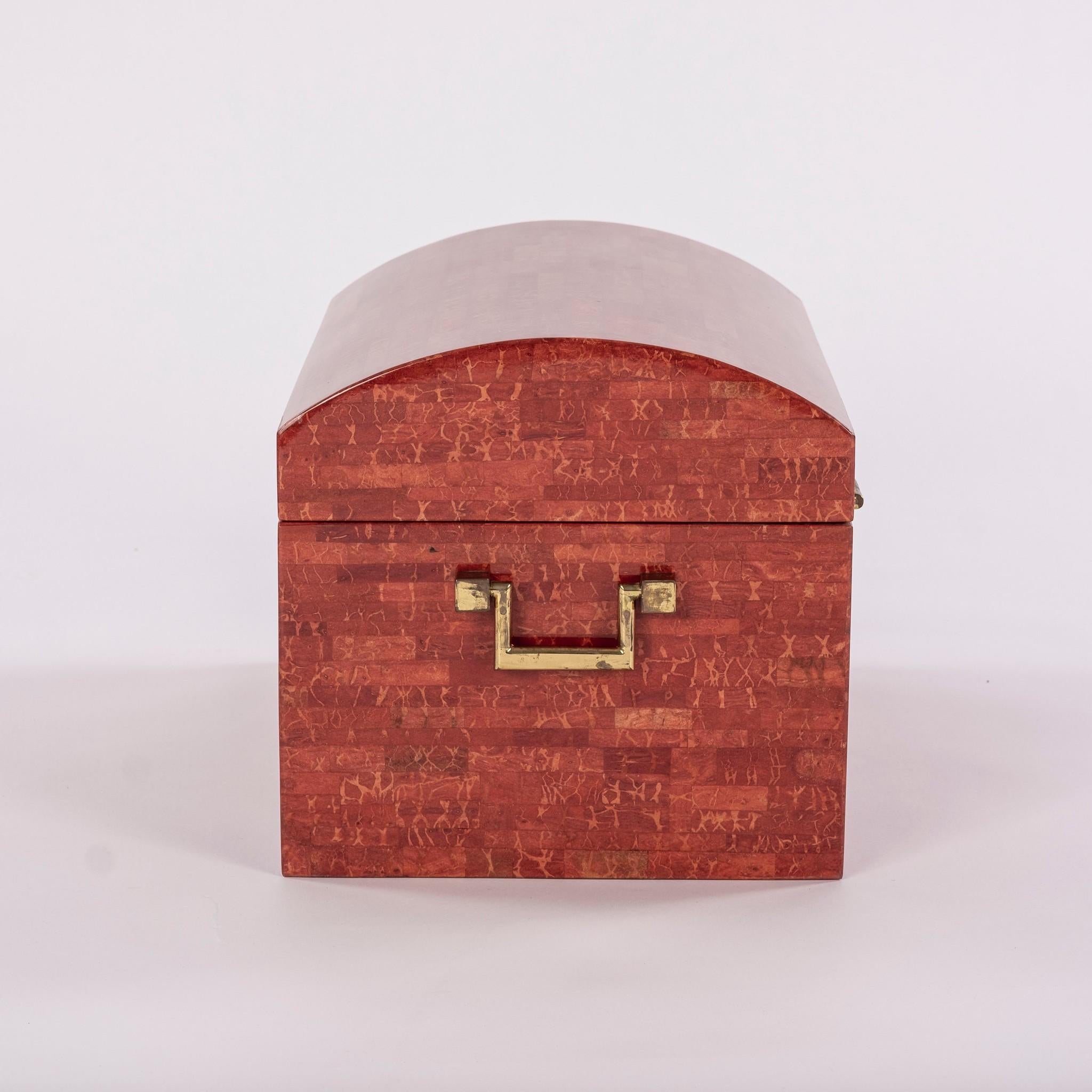 Tessellated Stone Trunk For Sale 1