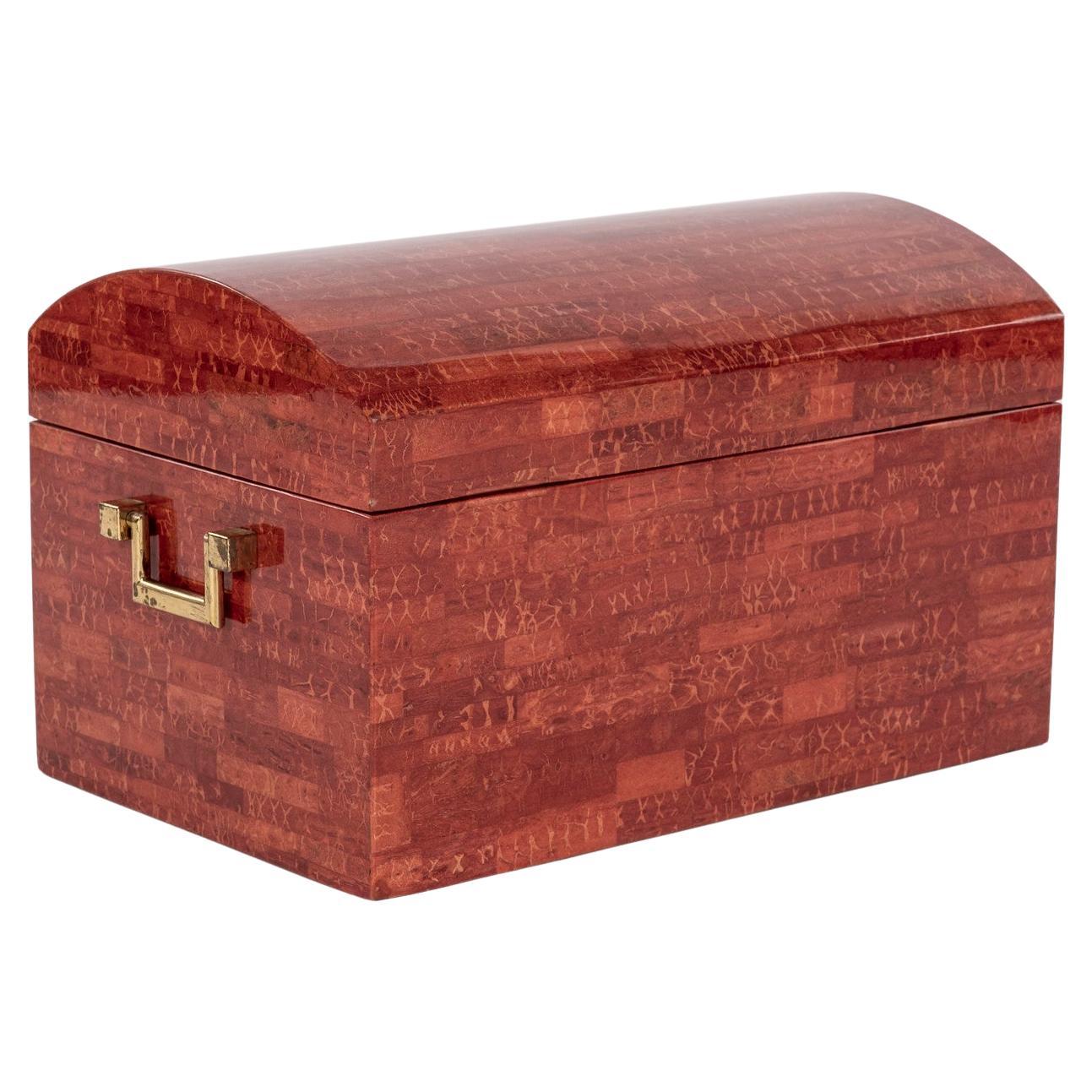 Tessellated Stone Trunk For Sale
