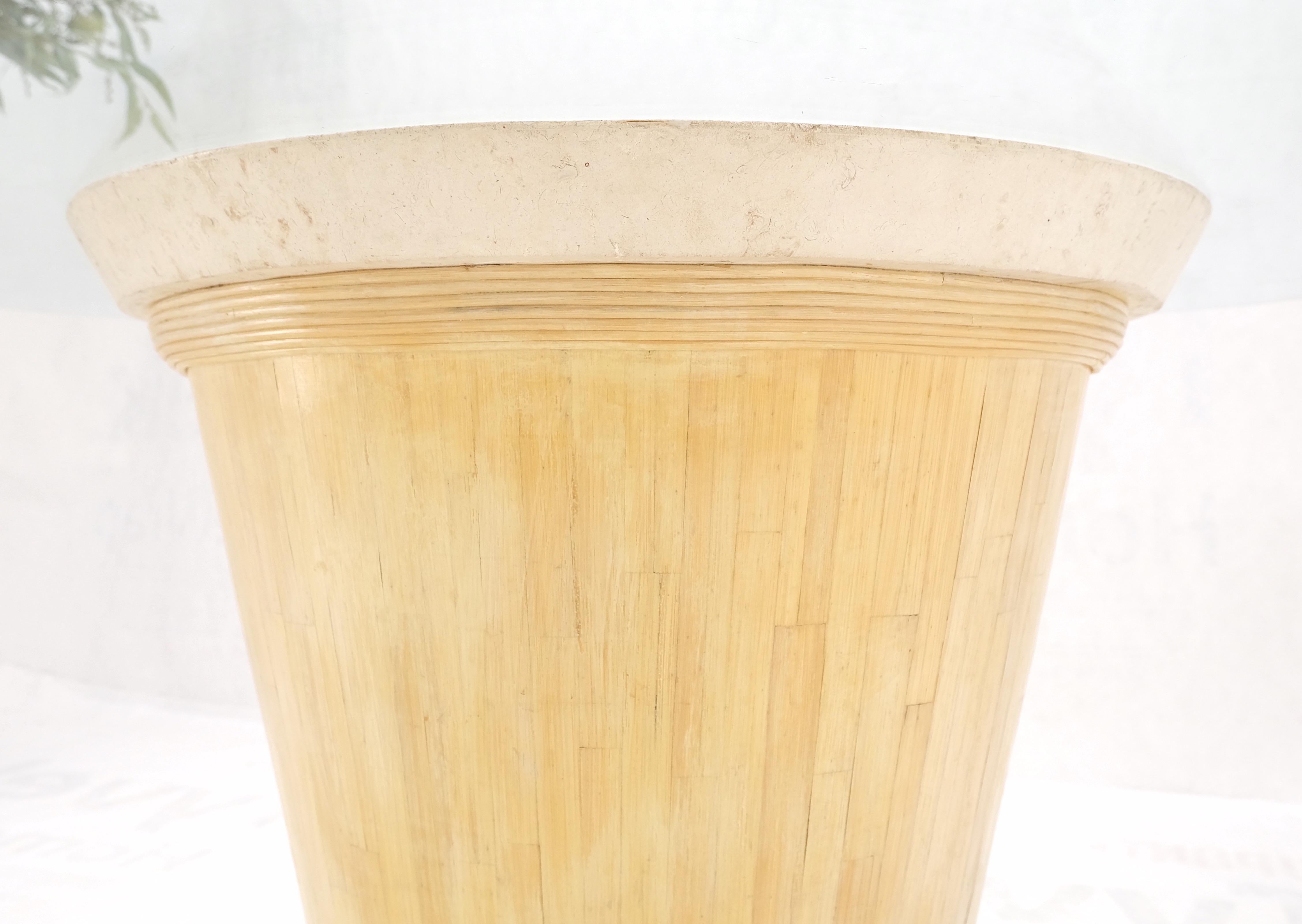 American Tessellated Tile Bamboo Single Pedestal 3/4