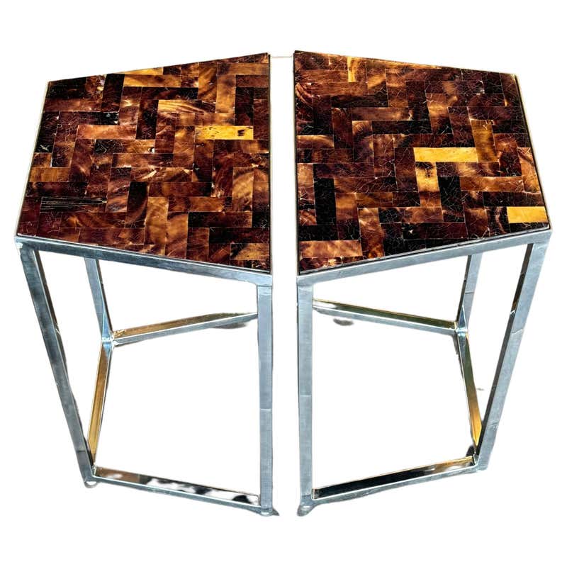 Tortoise Shell Tables - 36 For Sale at 1stDibs | turtle shell table top ...