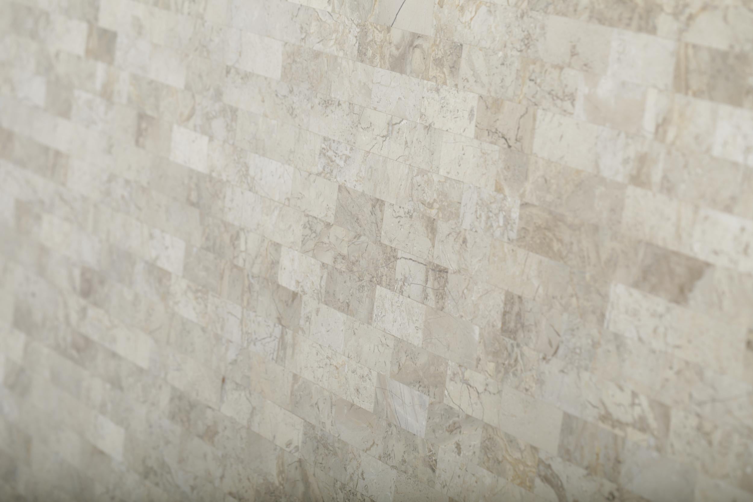 Late 20th Century Tessellated Travertine Dining Table, 1970s