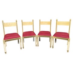 Tesserae and Brass Enrique Garcel Style Chairs