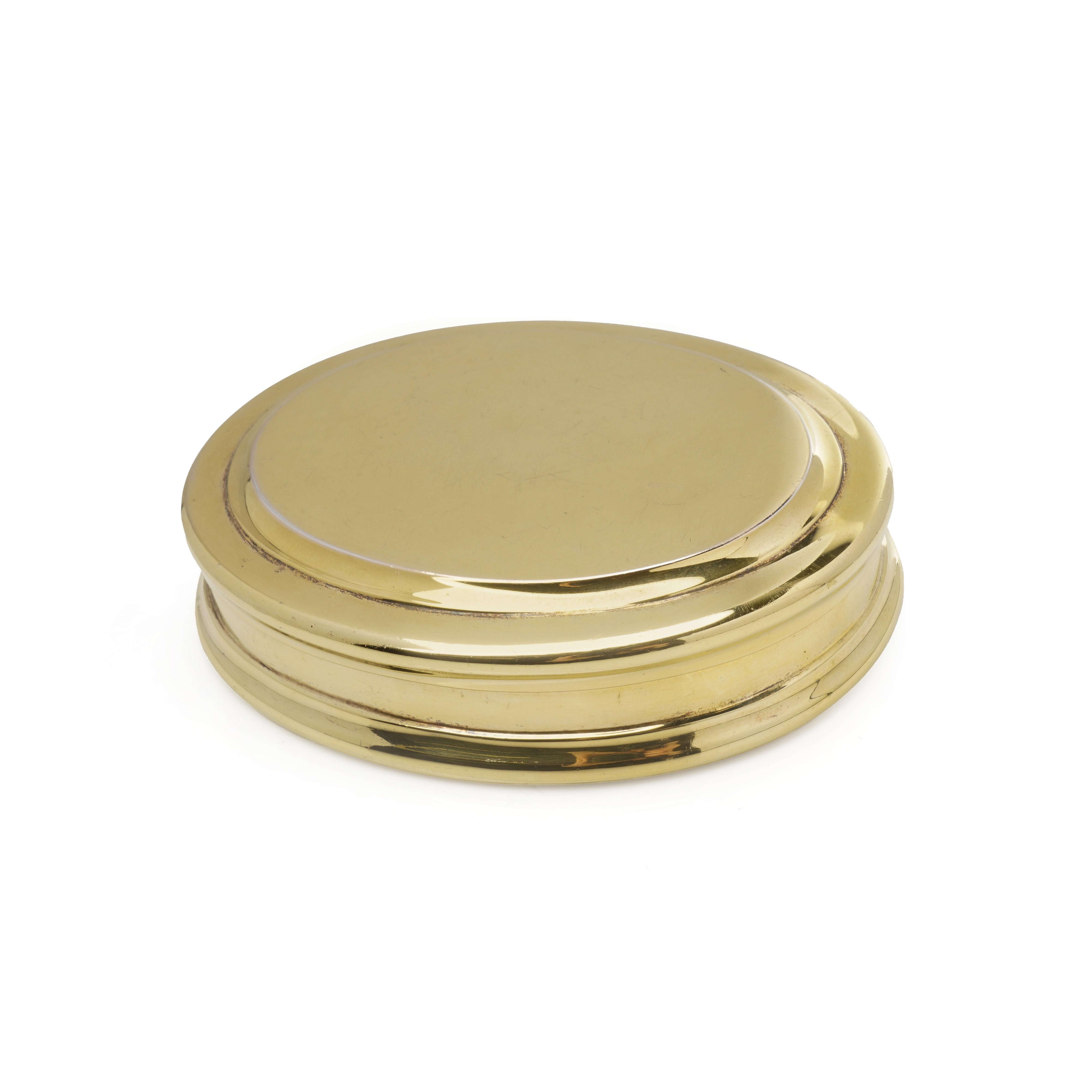 British Tessiers Ltd. vintage silver gilt jewellery box, 1977 For Sale