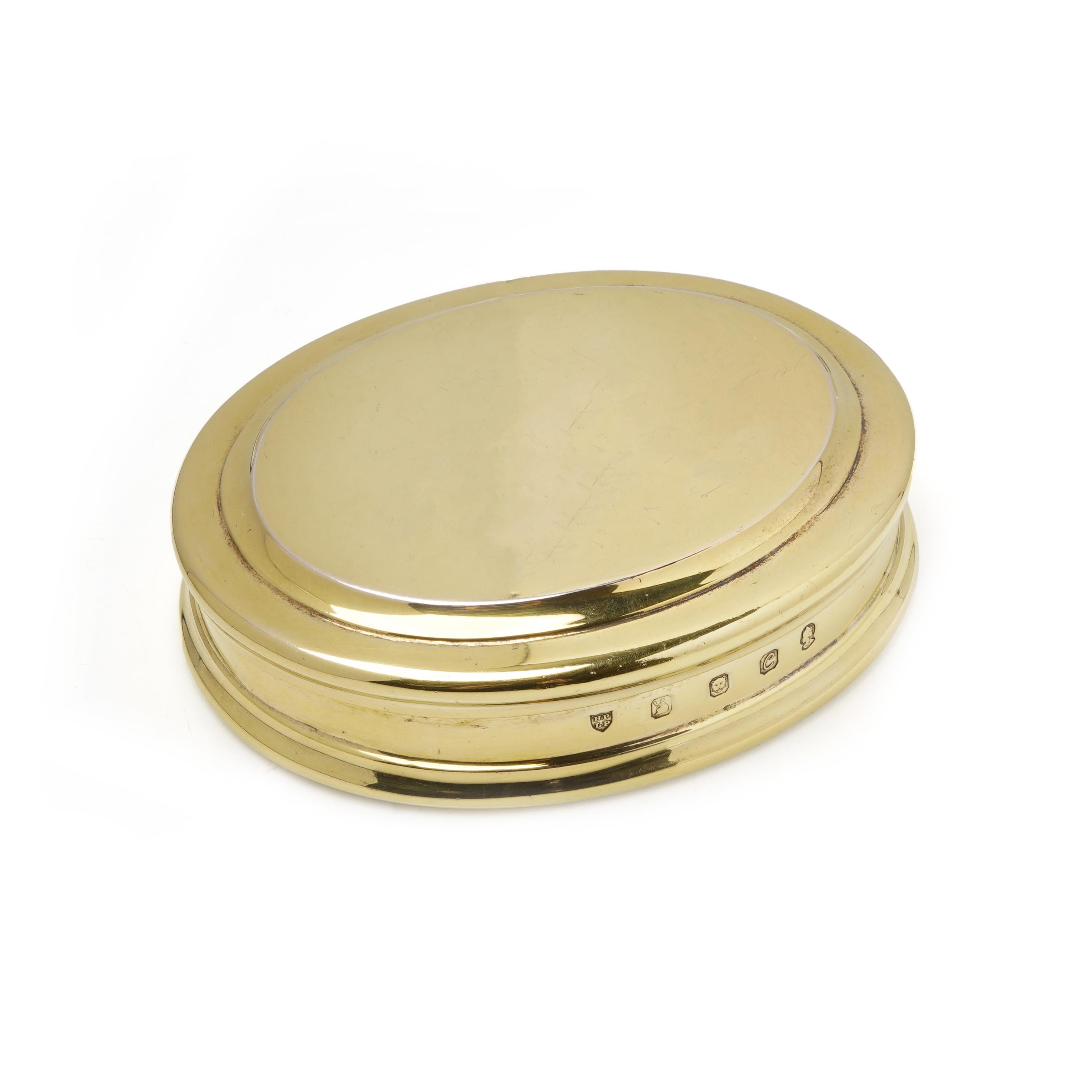 Tessiers Ltd. vintage silver gilt jewellery box, 1977 For Sale 2