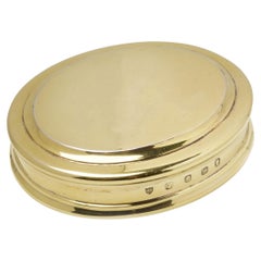 Portagioie d'epoca in argento dorato Tessier Ltd., 1977