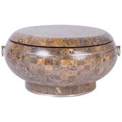 Tesslated Round Coffee or Cocktail Table