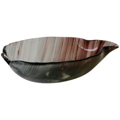 Tessuto Filigrana Glass Bowl by Tyra Lundgren for Venini