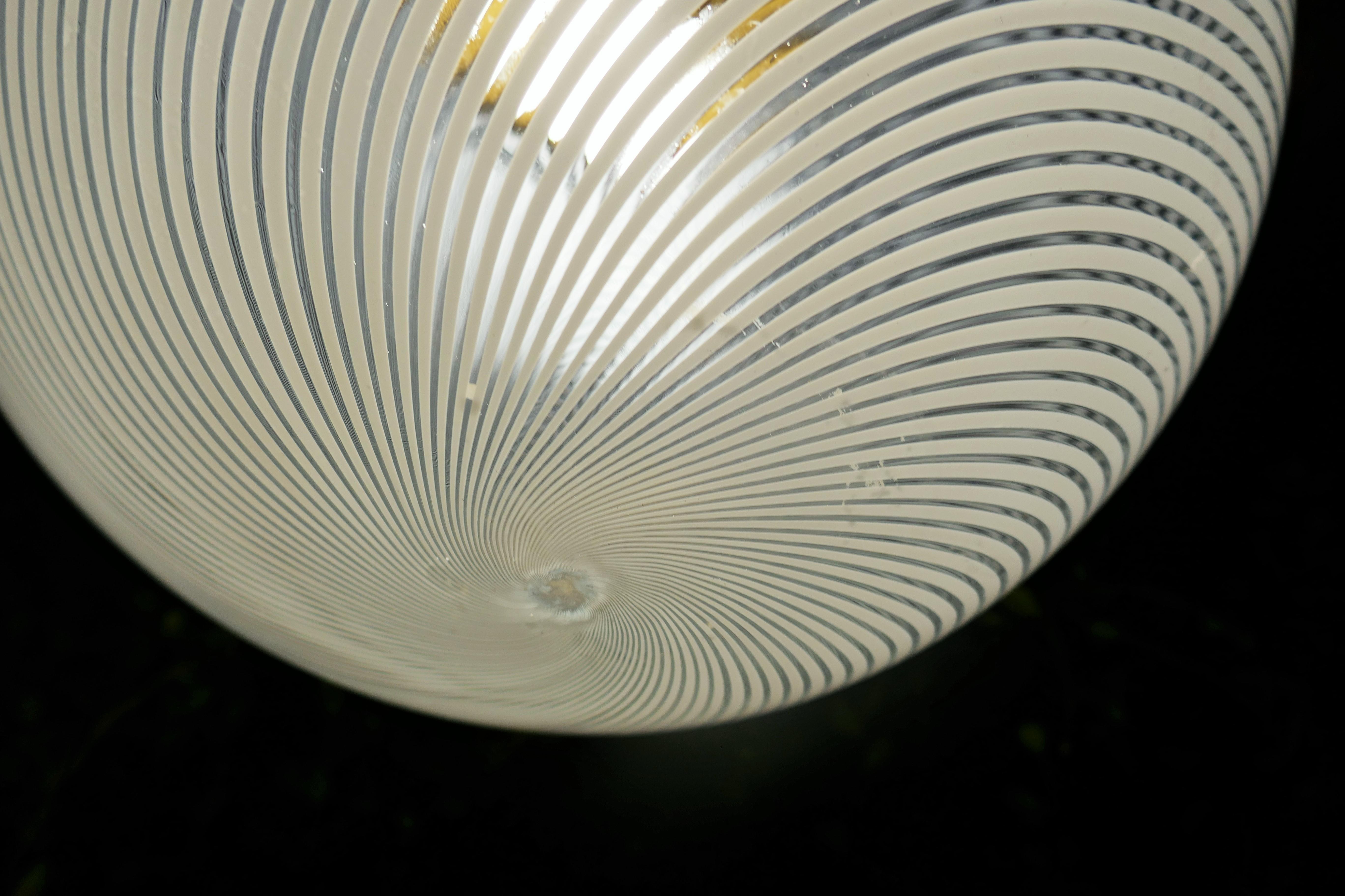 Fabric Lamp attributed to Ludovico De Santillana for Venini For Sale 7