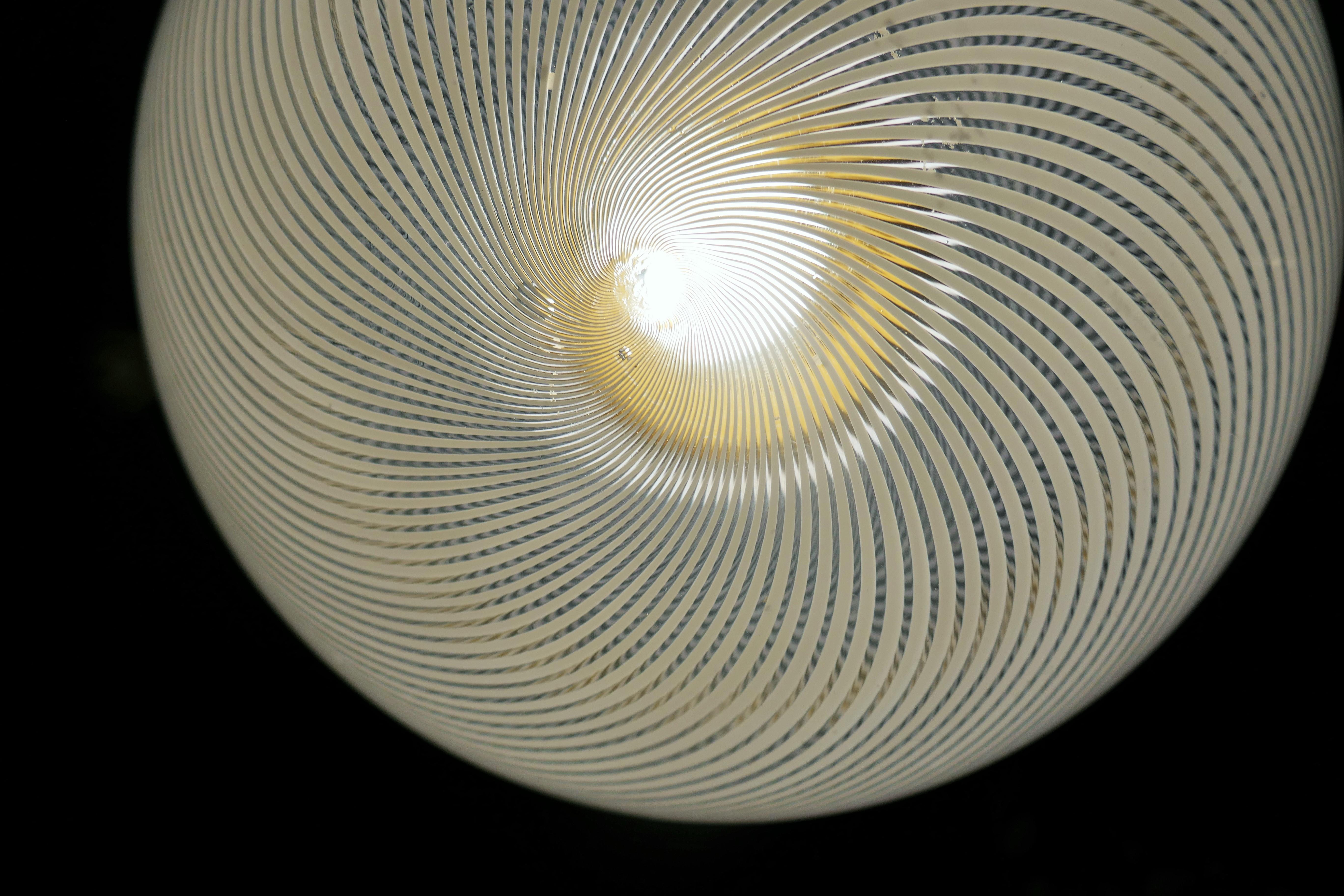 Fabric Lamp attributed to Ludovico De Santillana for Venini For Sale 8