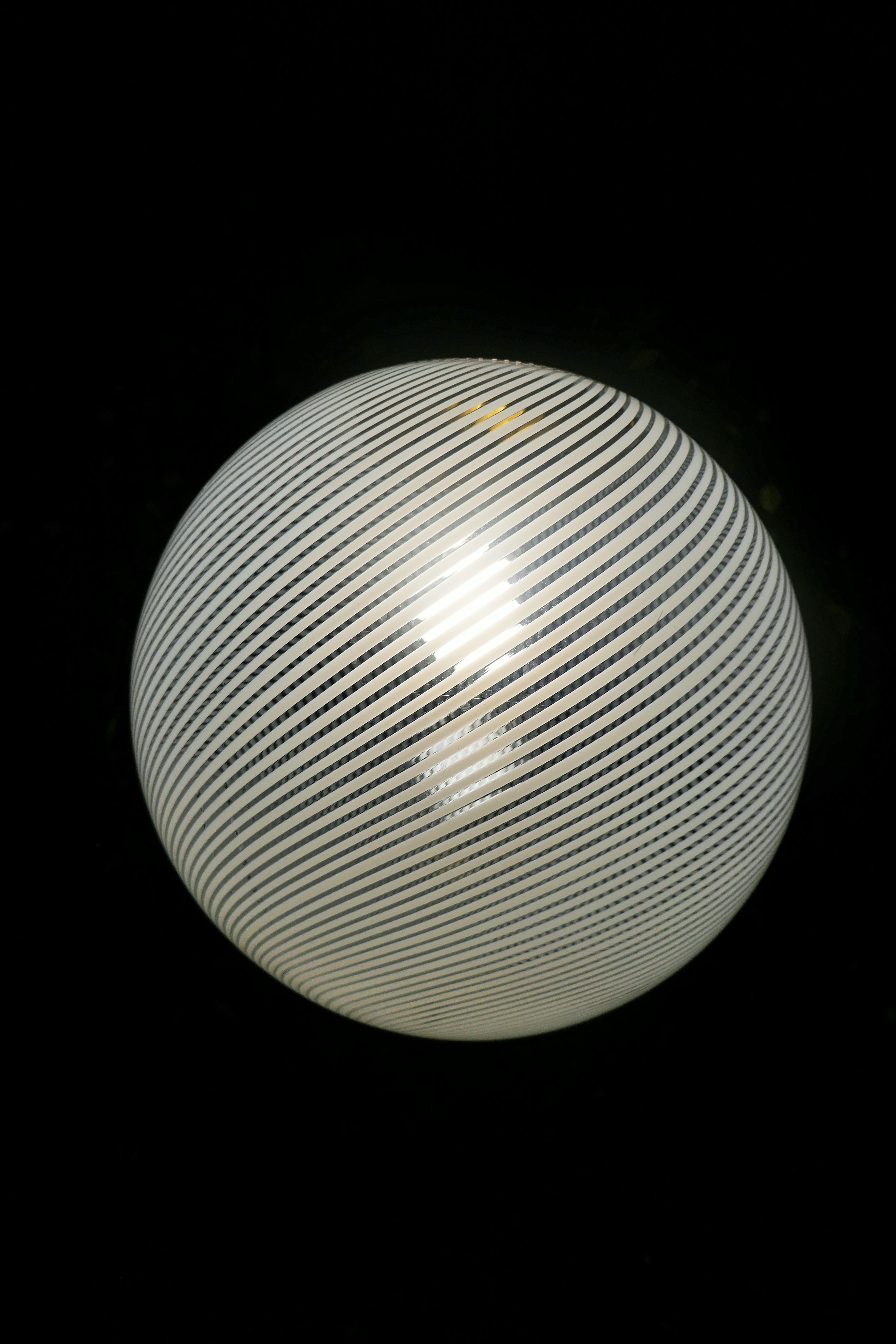 Fabric Lamp attributed to Ludovico De Santillana for Venini For Sale 9