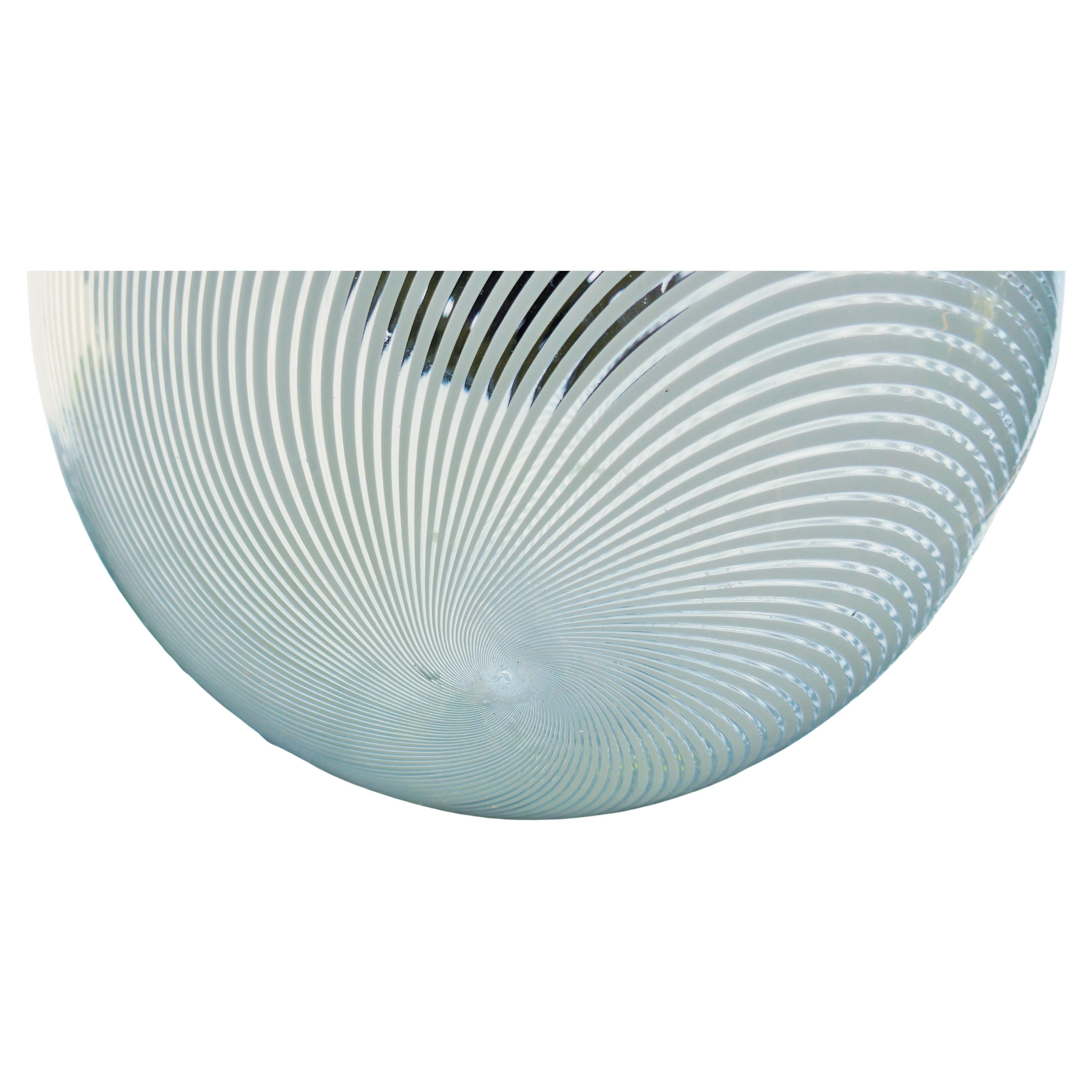 Woven Fabric Lamp attributed to Ludovico De Santillana for Venini For Sale