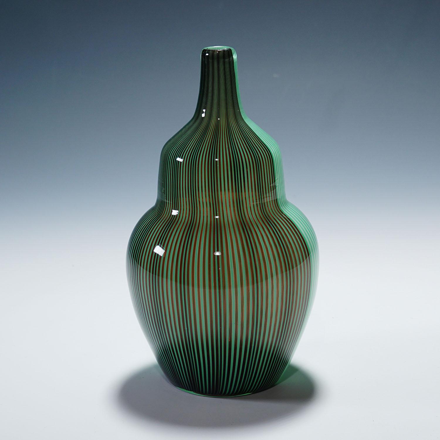 Mid-Century moderno Vaso Tessuto di Carlo Scarpa per Venini Murano