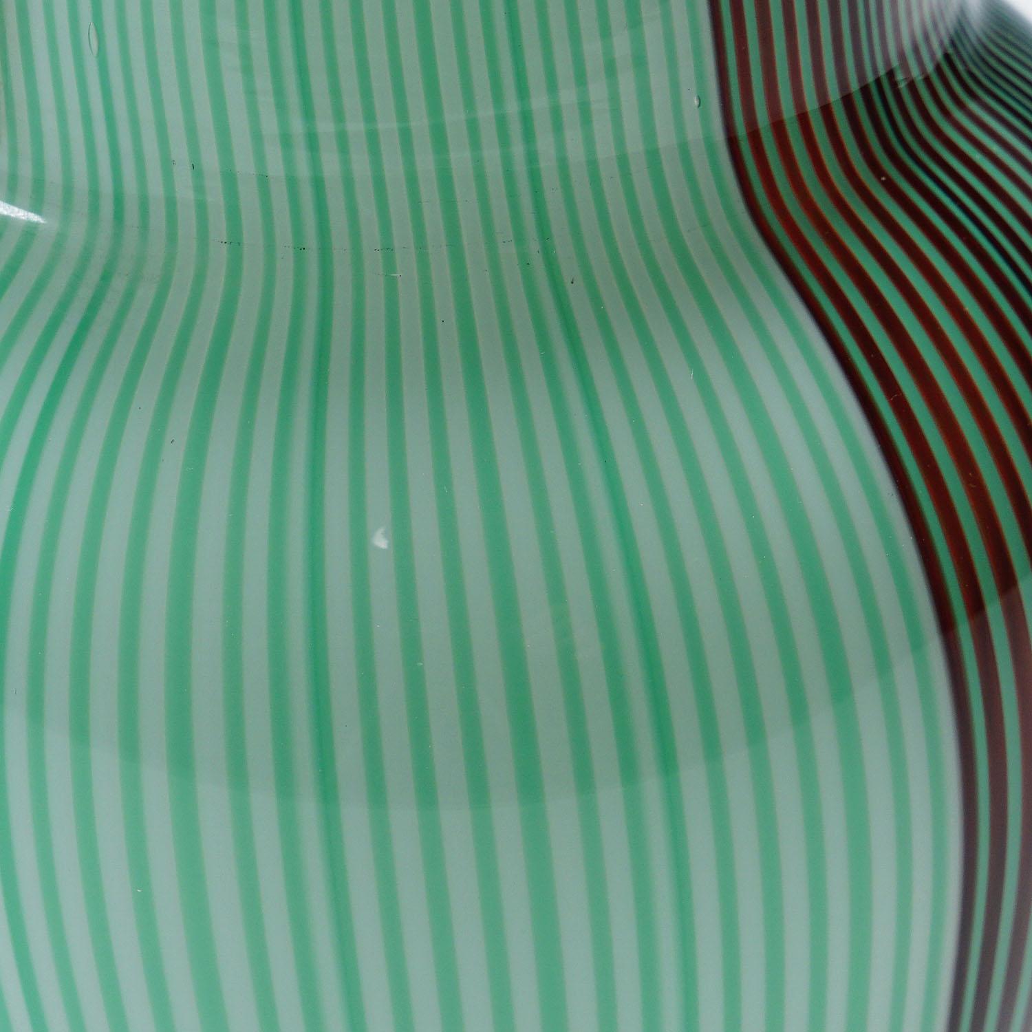 Fatto a mano Vaso Tessuto di Carlo Scarpa per Venini Murano