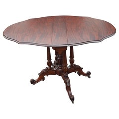 William IV Figured Mahogany Sutherland Center Table/Breakfast table, C. 1830s